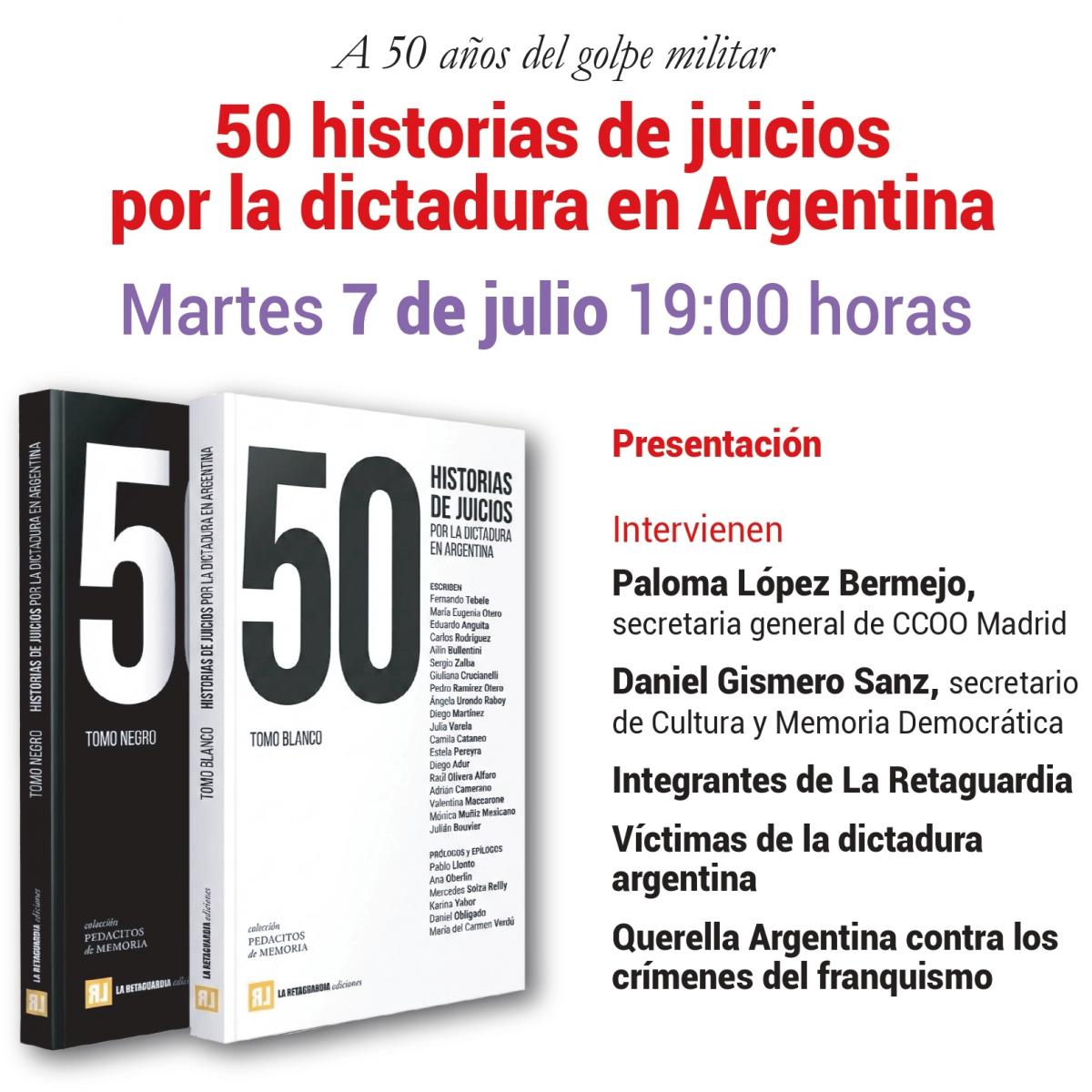 50 historias de juicios por la dictadura en Argentina