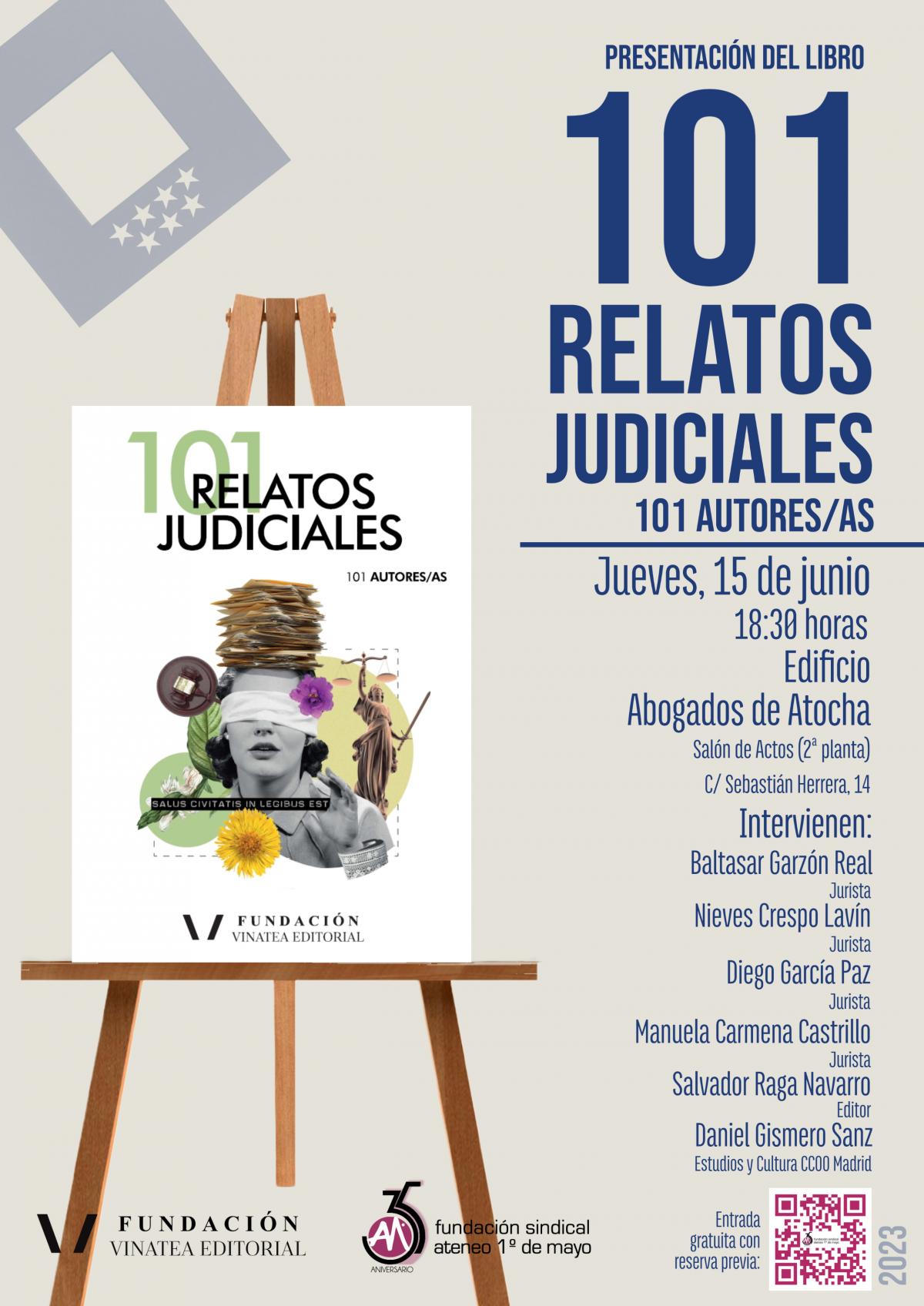 Presentación del libro "101 relatos judiciales"