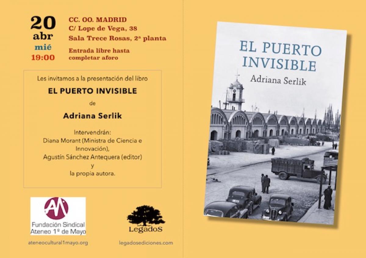 Presentación del libro El puerto invisible de Adriana Serlik