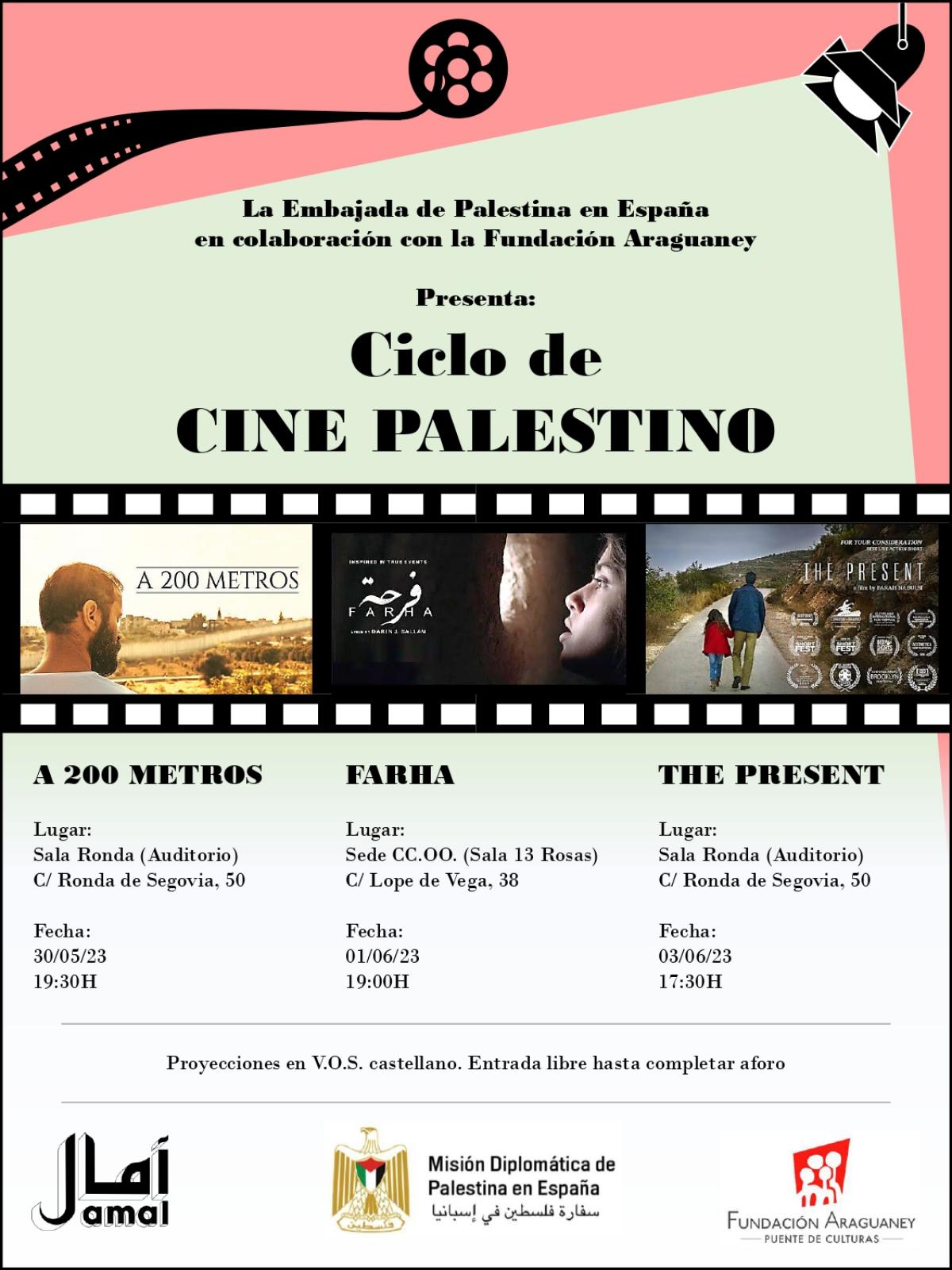 Ciclo Cine Palestino CARTEL