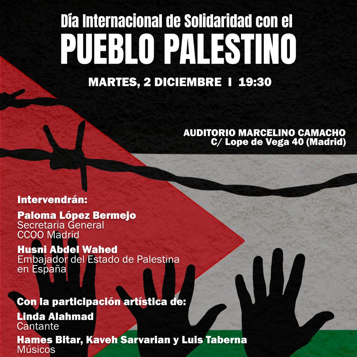 Día Internacional de Solidaridad con el Pueblo Palestino