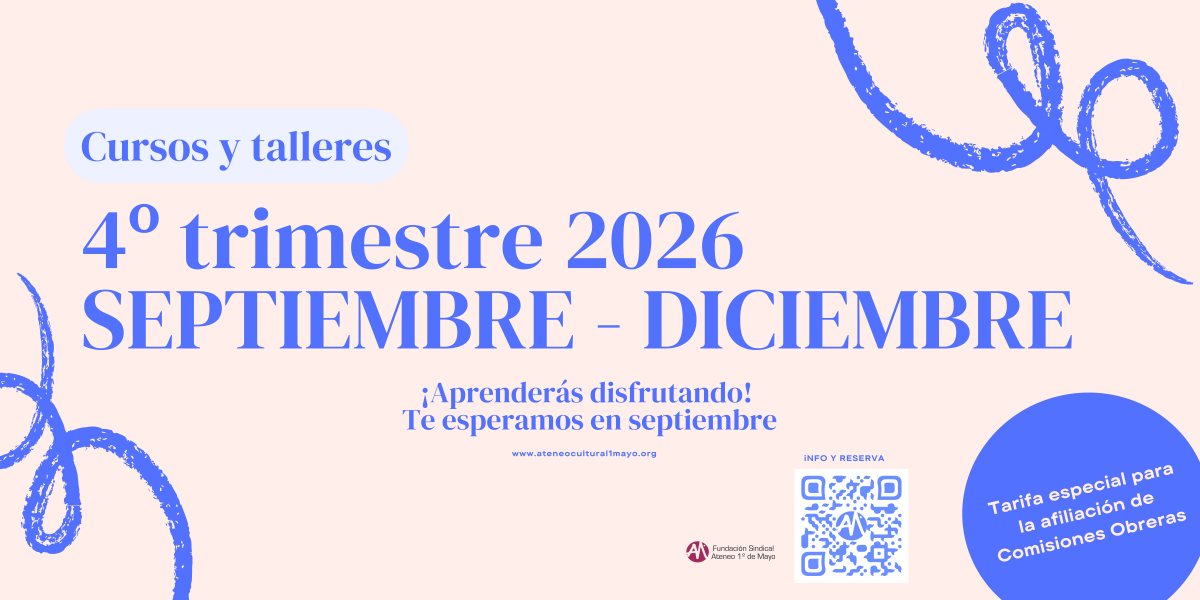 Cursos y talleres 4º TRIMESTRE 2026