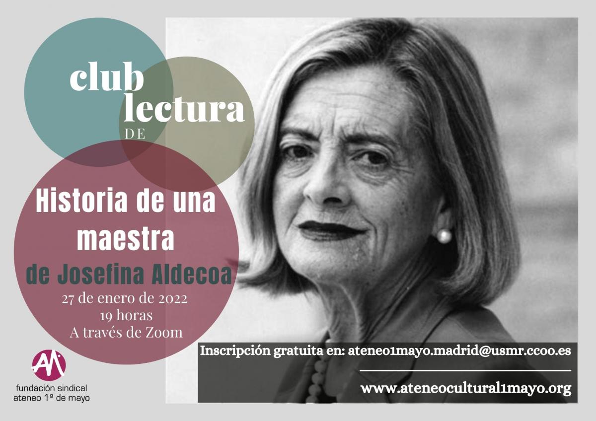 Club de lectura Historia de una Maestra de Josefina Aldecoa