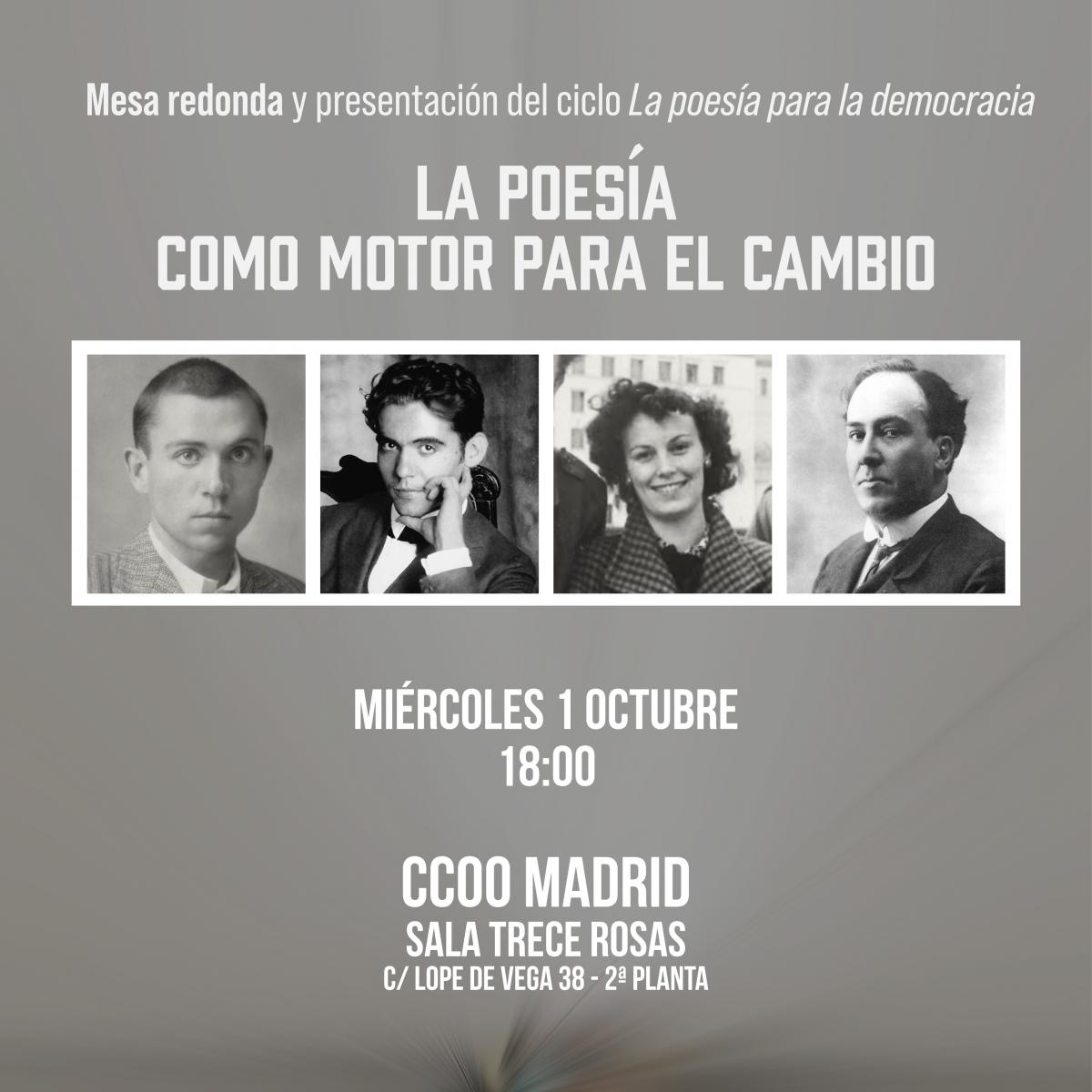 La poesía para la democracia BANNER